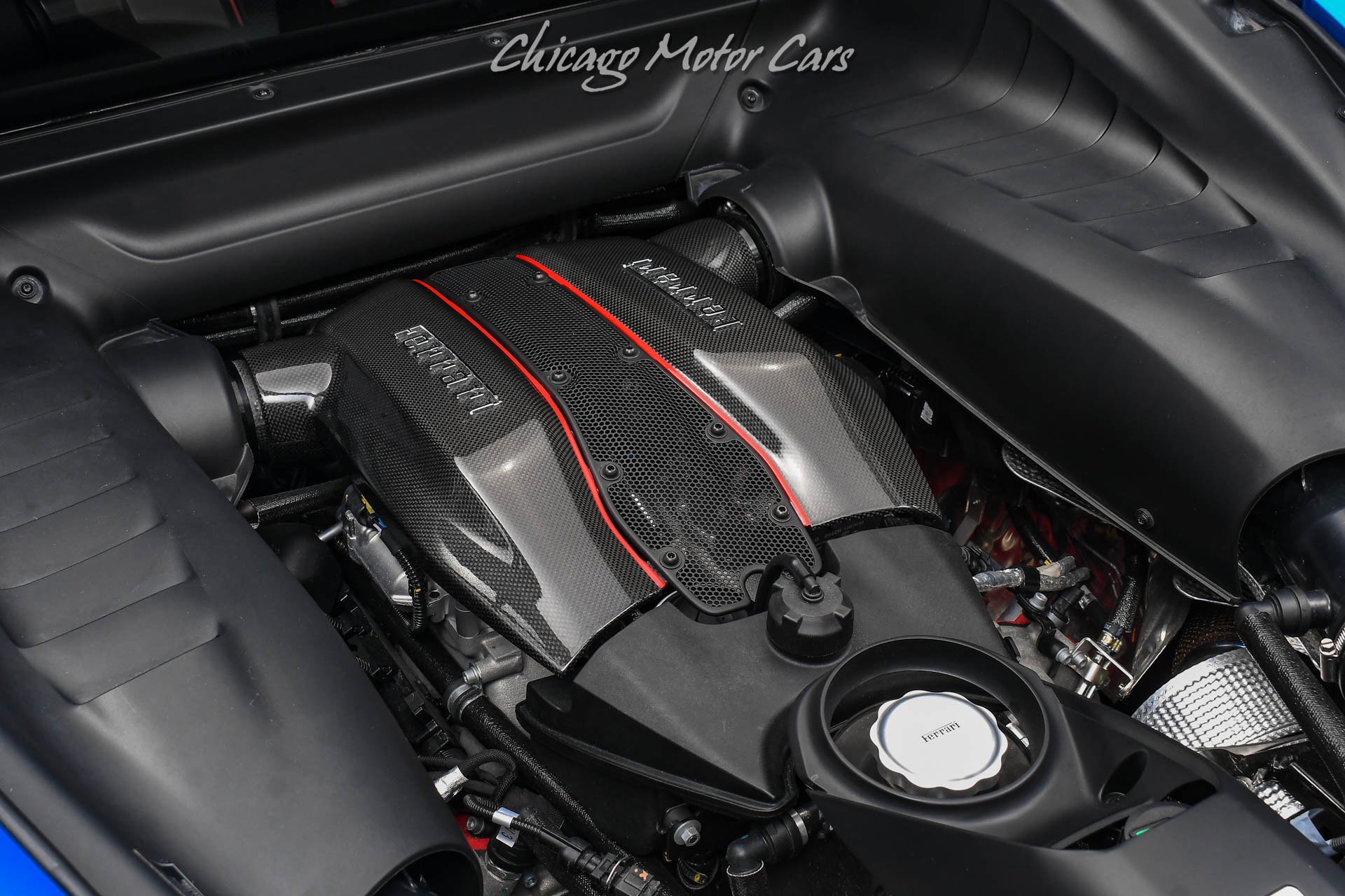 Used 2020 Ferrari 488 Pista Coupe Blu Corsa HRE Wheels Ful image 57