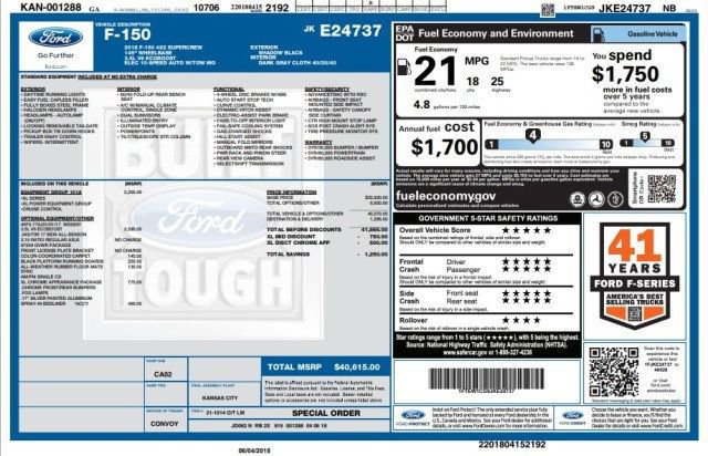 Used 2018 Ford F150 XL w/ Equipment Group 101A Mid RWD image 20