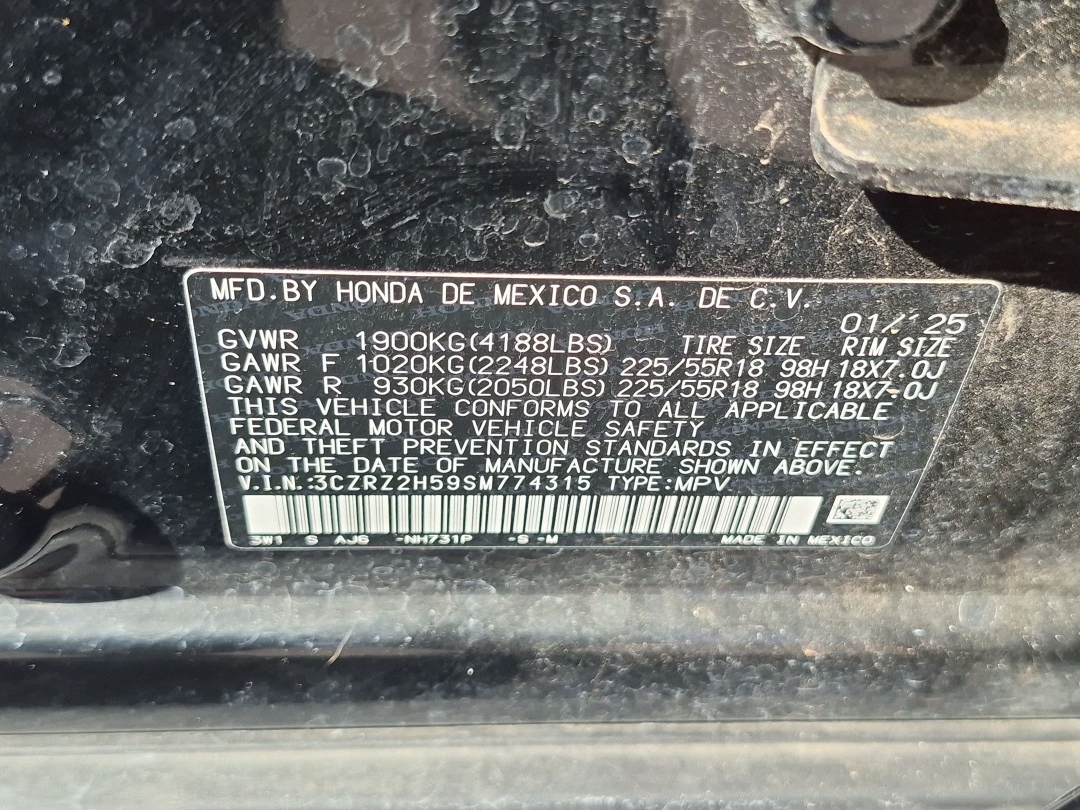 Used 2025 Honda HR-V Sport image 36