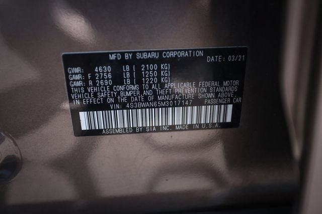 Used 2021 Subaru Legacy Limited AWD/4WD image 60