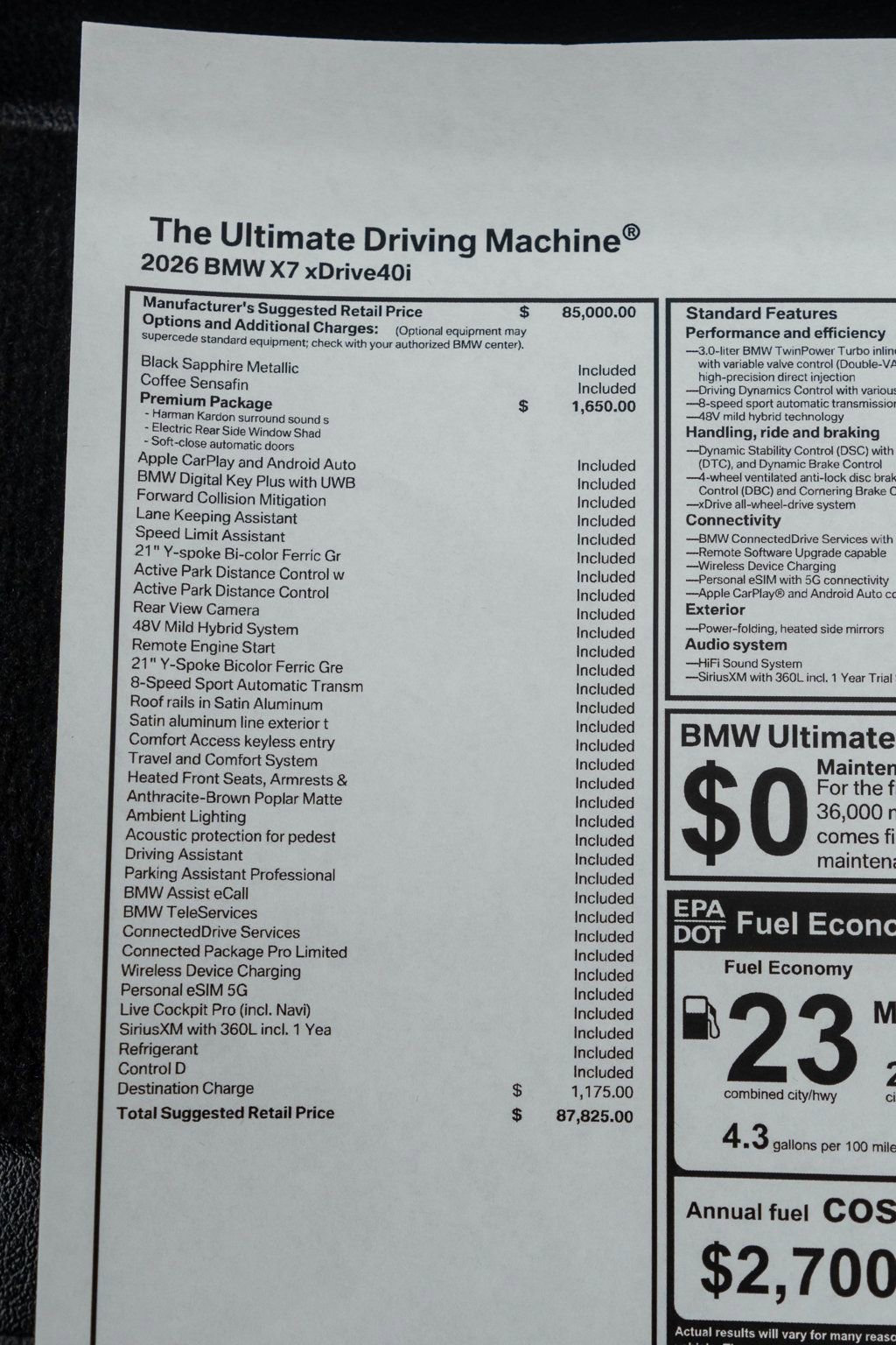 Used 2026 BMW X7 xDrive40i image 60