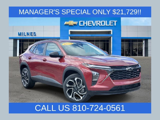 Certified 2024 Chevrolet Trax RS w/ Sunroof Package FWD 360° Tour