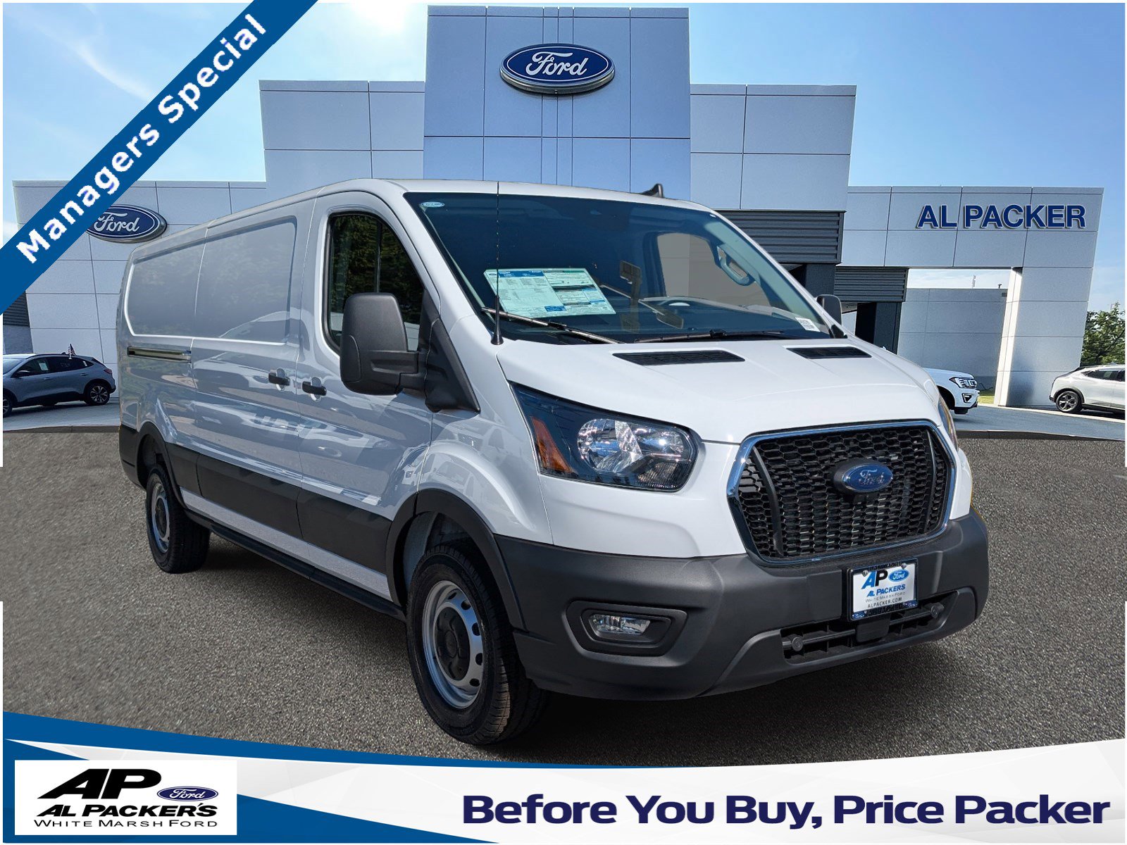 New 2025 Ford Transit 150 Low Roof w/ Load Area Protection Package