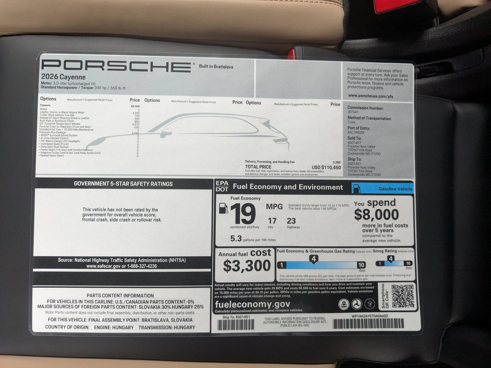 New 2026 Porsche Cayenne AWD/4WD image 30