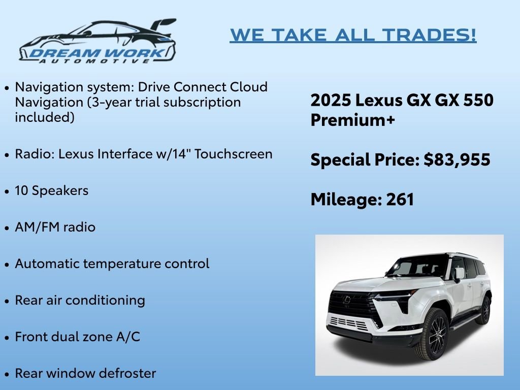 Used 2025 Lexus GX 550 image 2