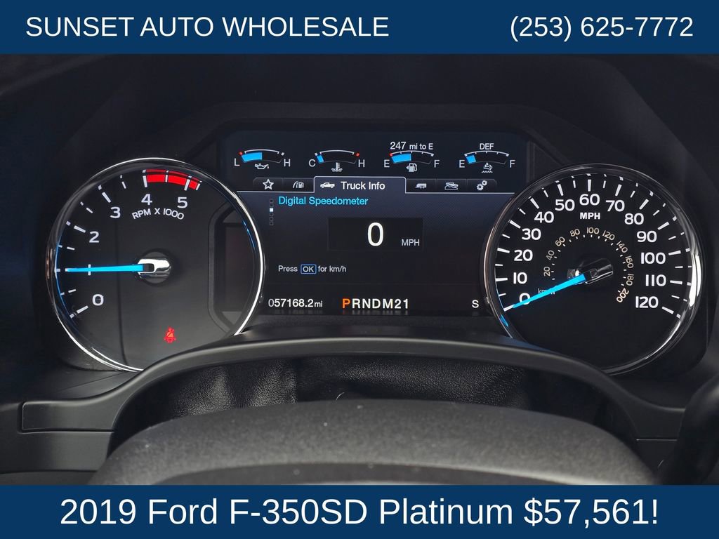 Used 2019 Ford F350 Platinum w/ Platinum Ultimate Package image 38