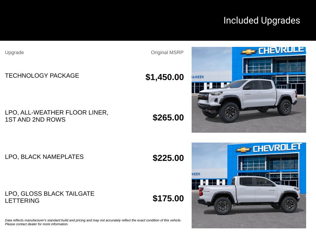 New 2026 Chevrolet Colorado ZR2 w/ Technology Package AWD/4WD image 5