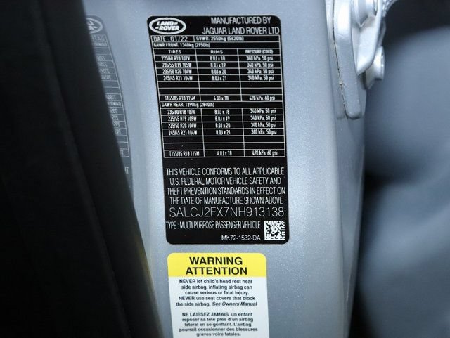 Certified 2022 Land Rover Discovery Sport S AWD/4WD image 47