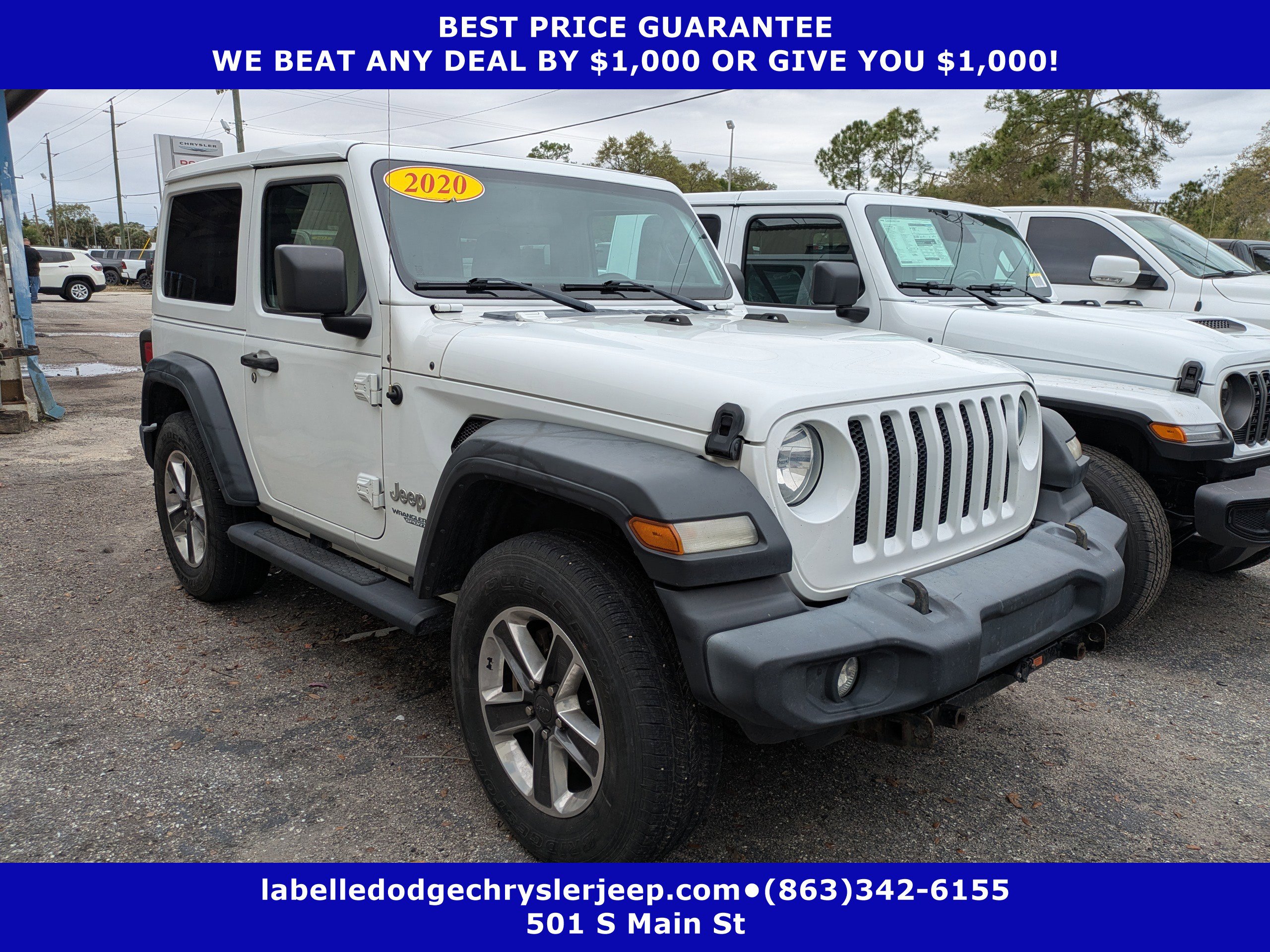 Certified 2020 Jeep Wrangler Sport image 1