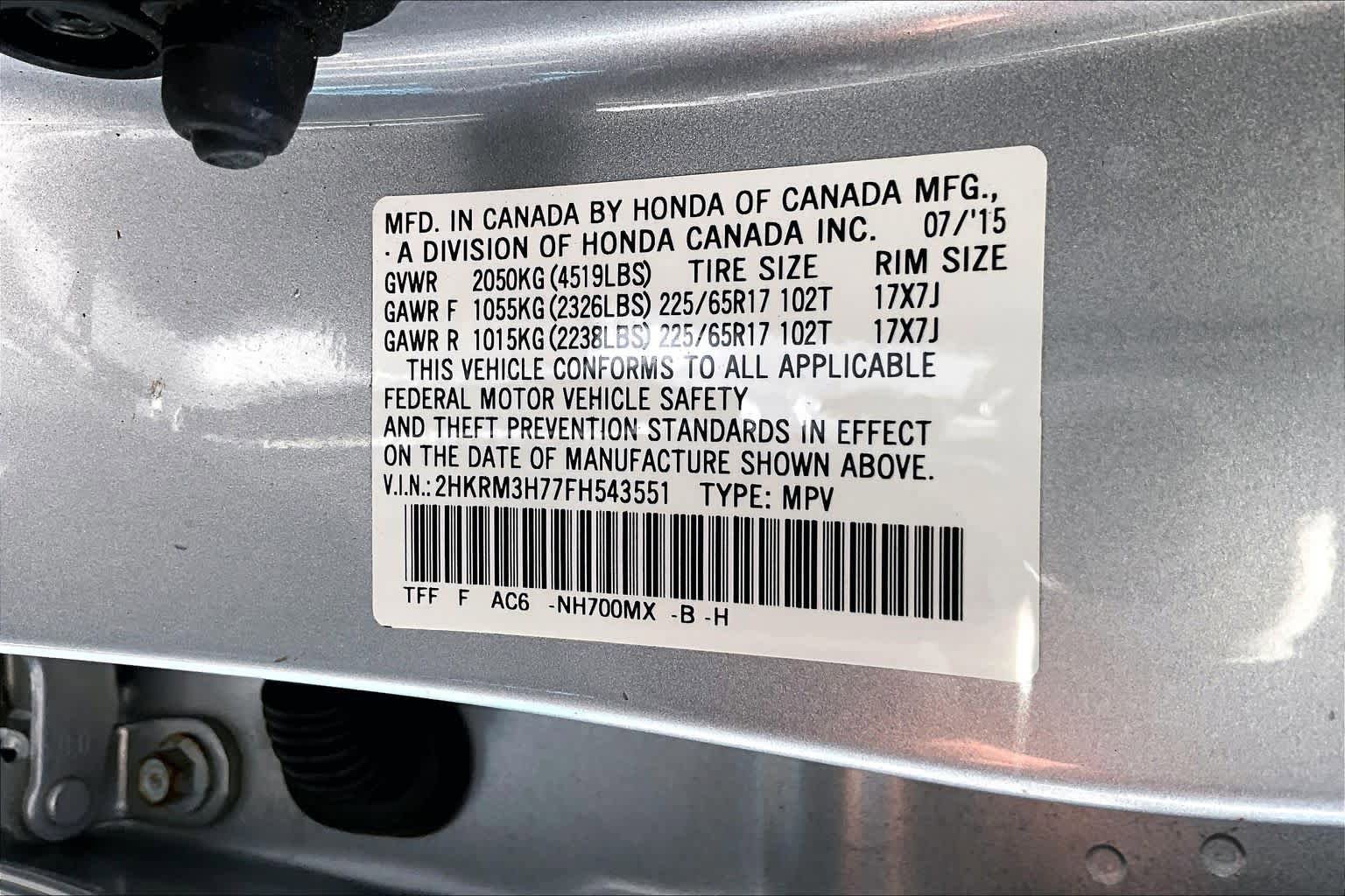 Used 2015 Honda CR-V EX-L image 33
