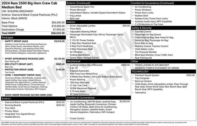 Certified 2024 RAM 2500 Big Horn w/ Safety Group image 42