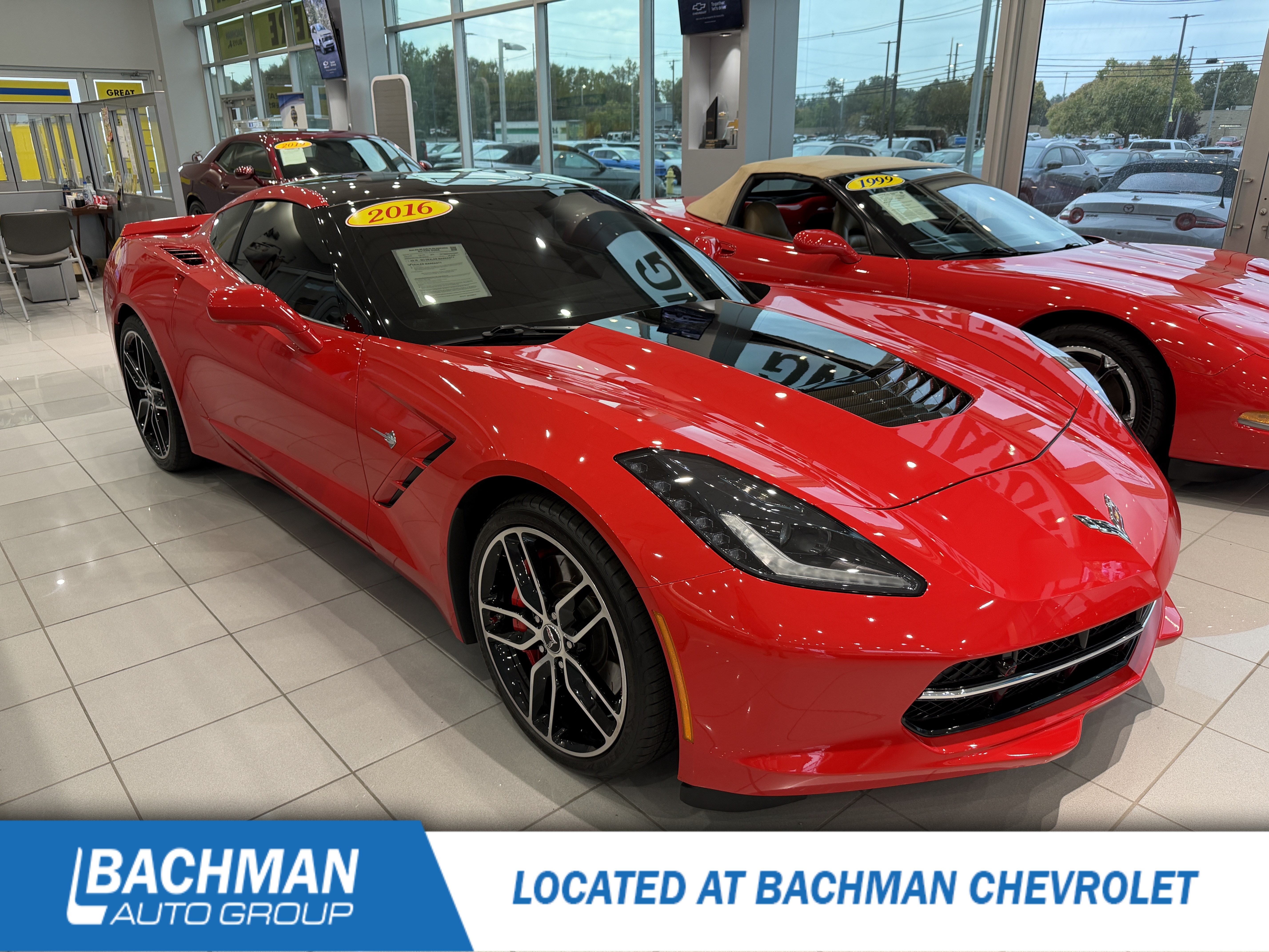 Used 2016 Chevrolet Corvette Stingray Coupe w/ 3LT Preferred Equipment Group RWD image 1