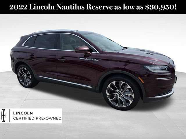 Certified 2022 Lincoln Nautilus Reserve