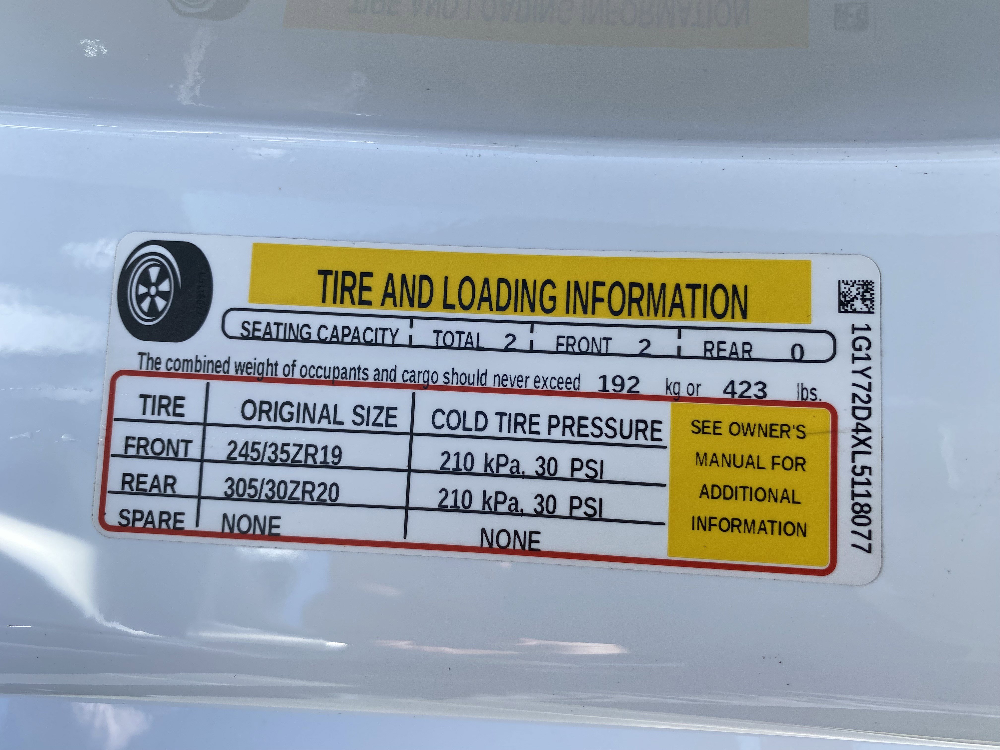 Used 2020 Chevrolet Corvette Stingray Preferred Cpe w/ 2LT Preferred Equipment Group image 40