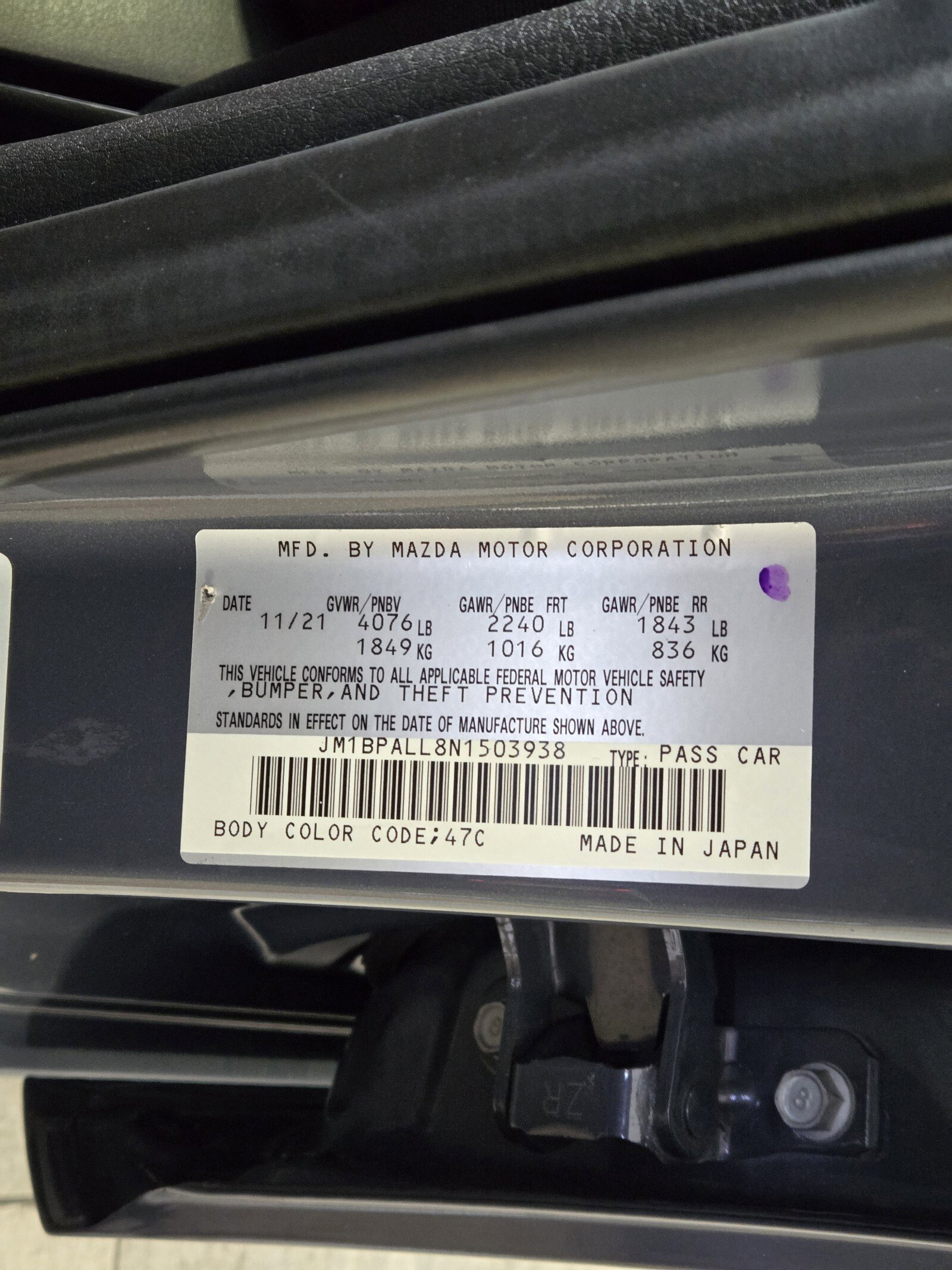 Used 2022 MAZDA MAZDA3 s image 20