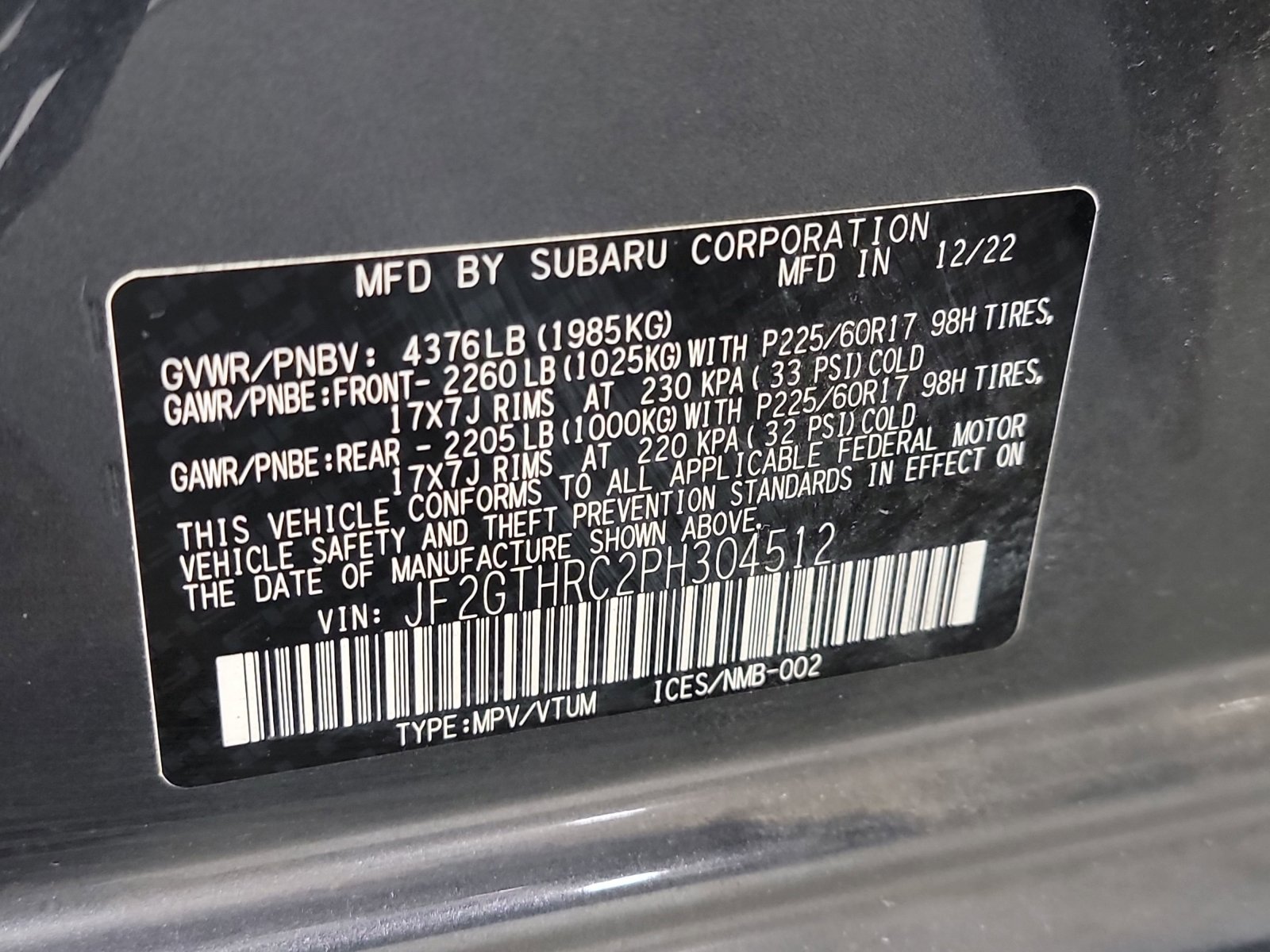 Used 2023 Subaru Crosstrek 2.5i Sport image 32