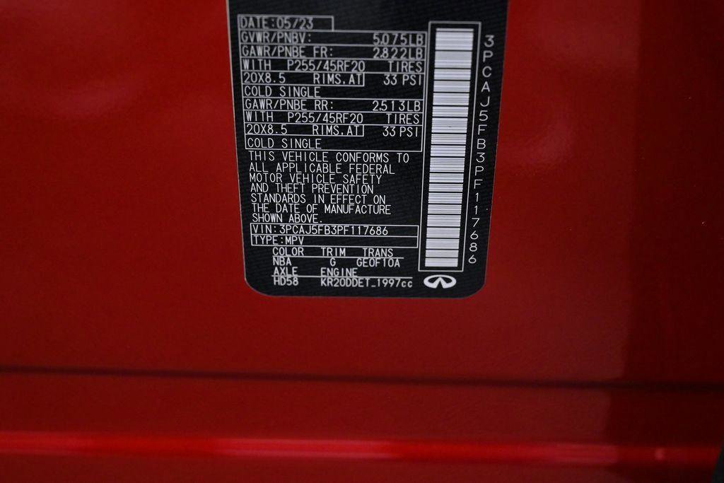 Certified 2023 INFINITI QX50 Sport image 34