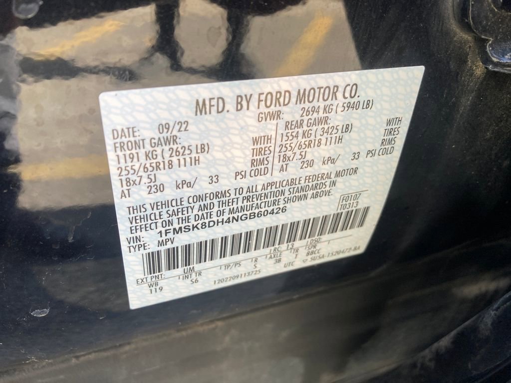 Used 2022 Ford Explorer XLT w/ Equipment Group 202A image 34
