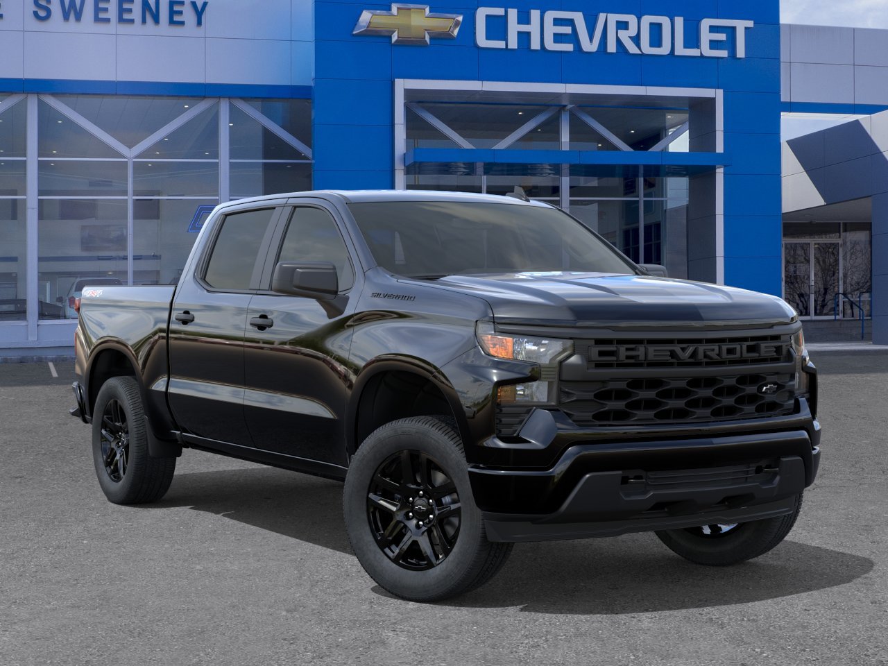 New 2026 Chevrolet Silverado 1500 Custom w/ LPO, Dark Essentials Package AWD/4WD image 7