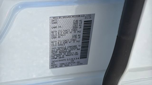 New 2026 Nissan Murano Platinum w/ Cargo Package AWD/4WD image 30