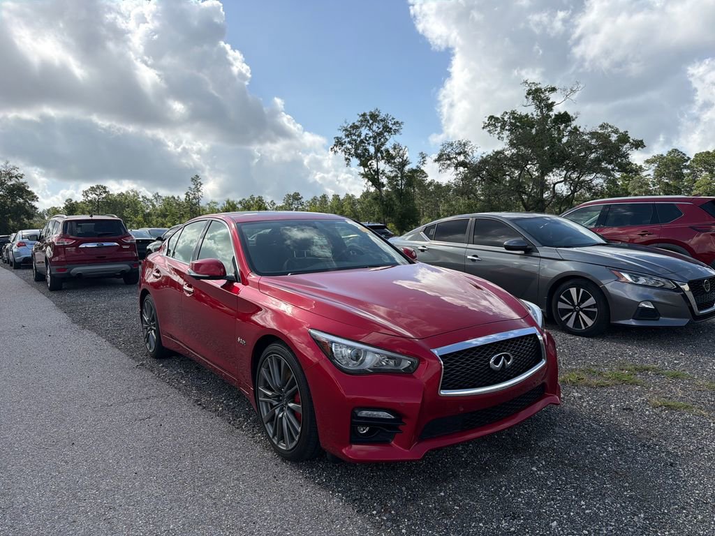 Used 2017 INFINITI Q50 Red Sport 400