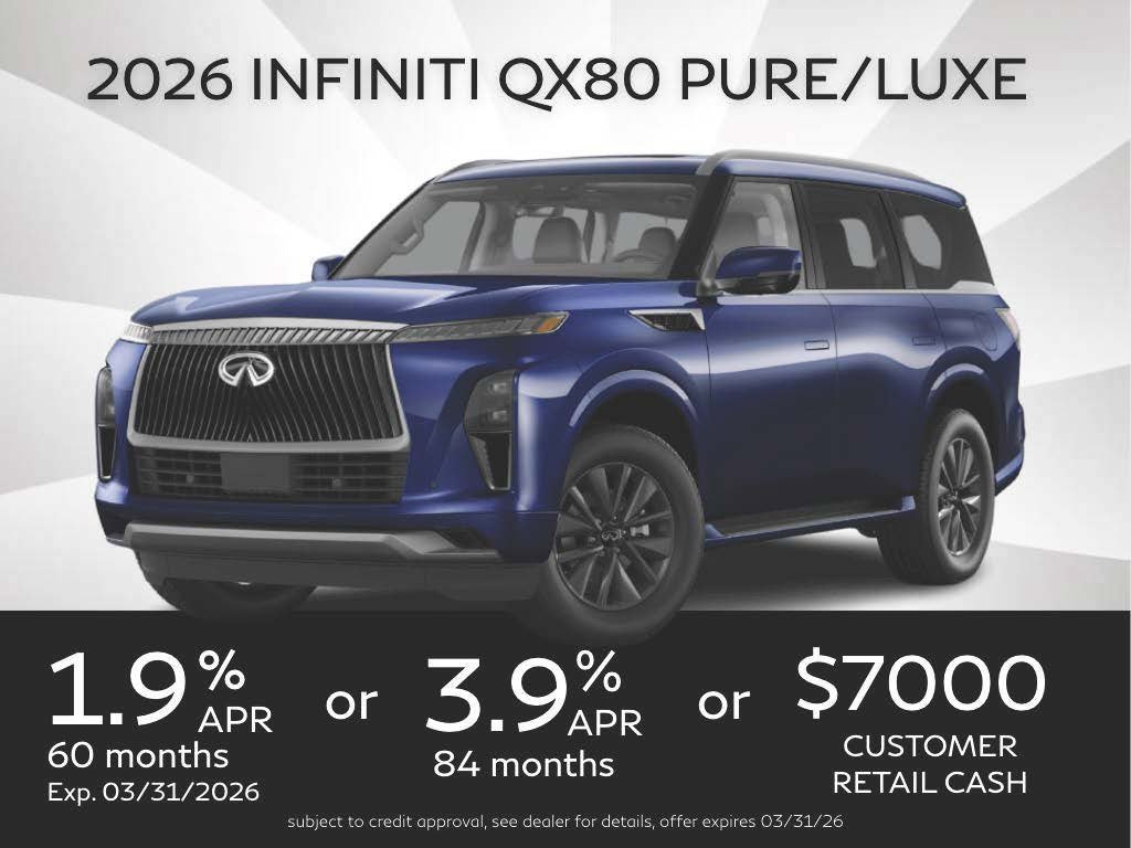 New 2026 INFINITI QX80 Pure w/ Cargo Package image 2