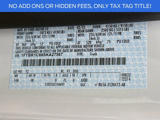 New 2025 Ford Transit 250 148 Medium Roof image 28