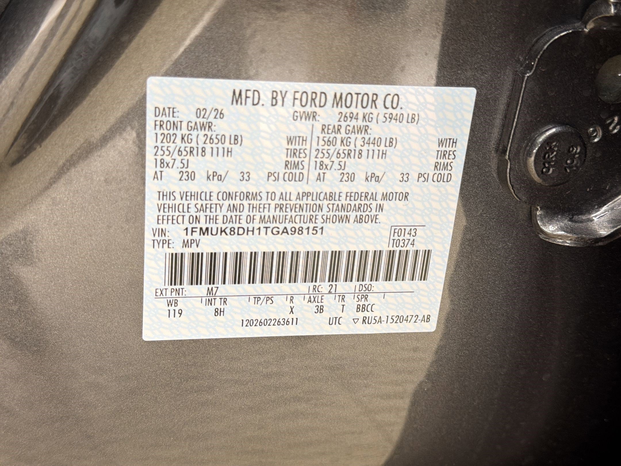 New 2026 Ford Explorer Active image 18