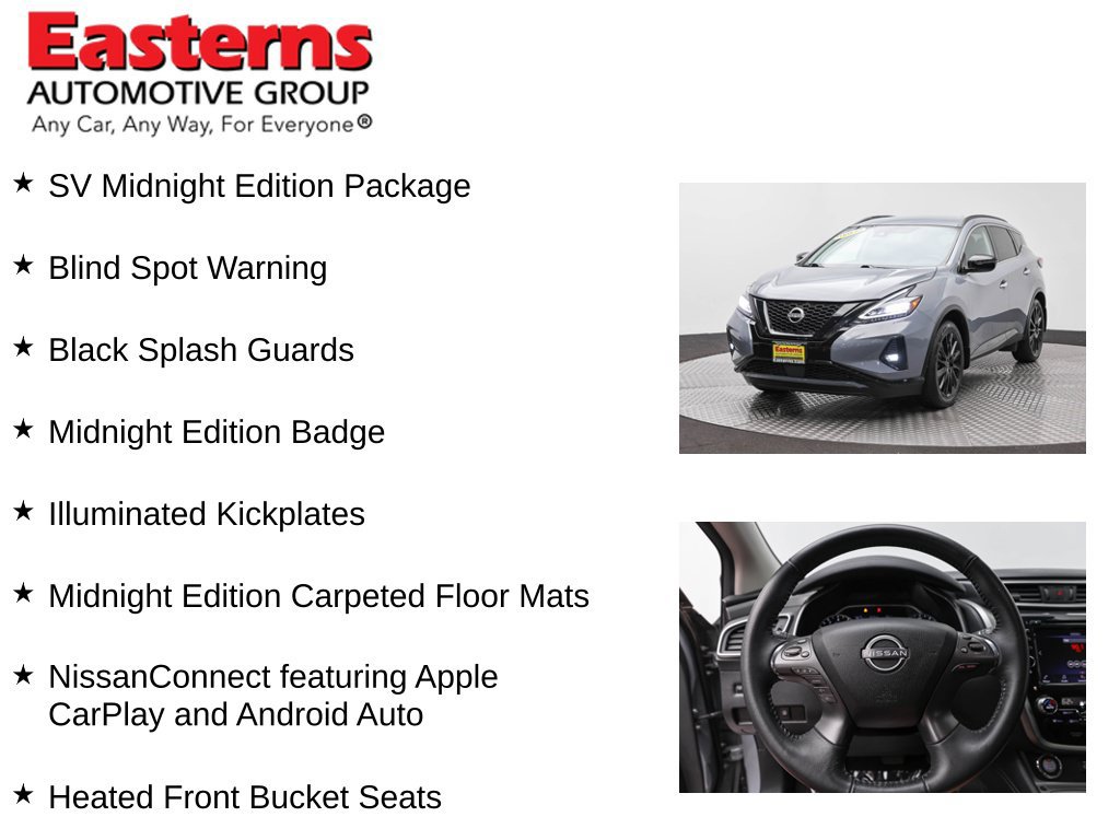 Used 2023 Nissan Murano SV w/ SV Midnight Edition Package AWD/4WD image 12