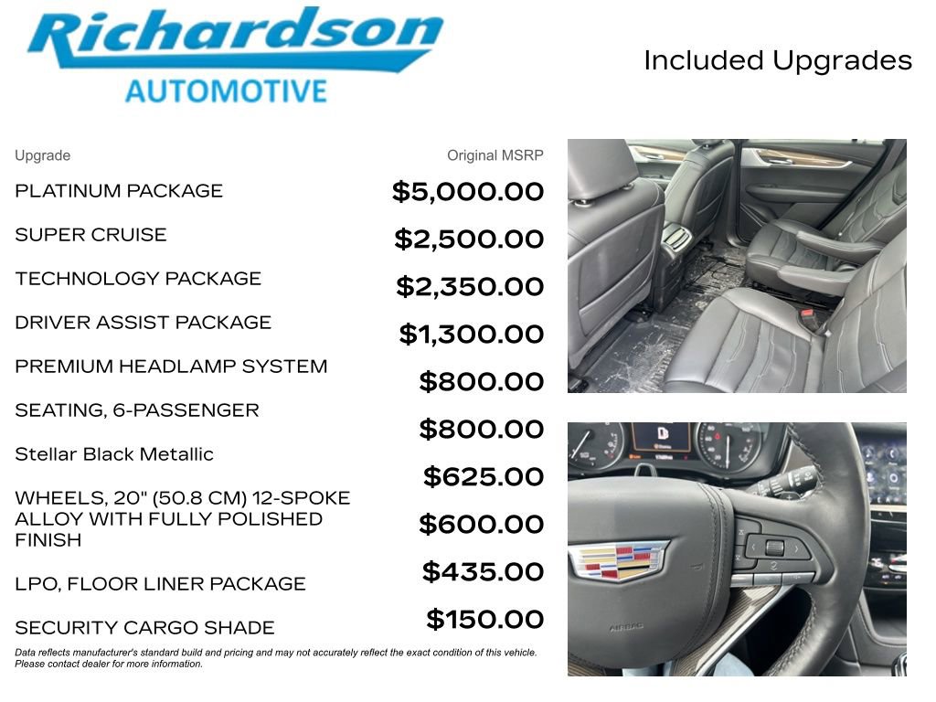 Used 2023 Cadillac XT6 Premium Luxury w/ Platinum Package image 7