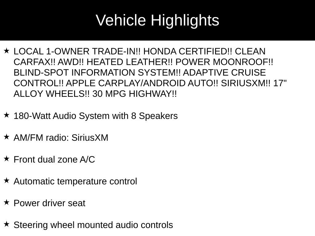 Certified 2025 Honda HR-V EX-L image 14