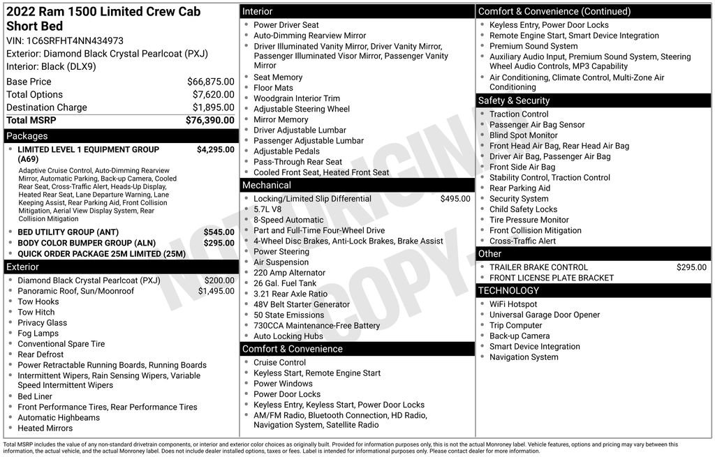 Used 2022 RAM 1500 Limited image 46