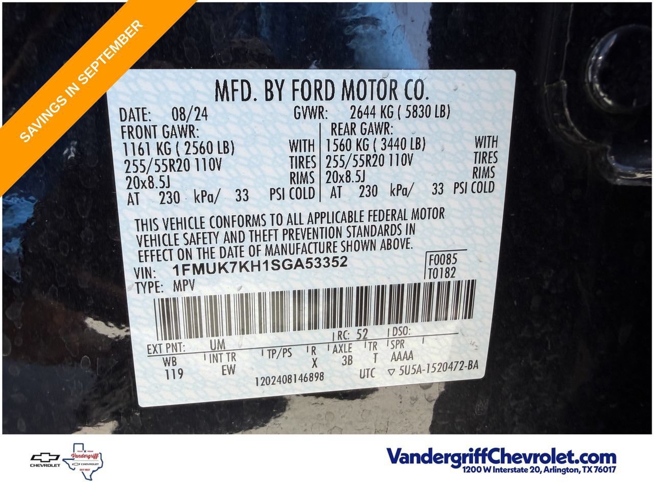 Used 2025 Ford Explorer ST-Line RWD image 30
