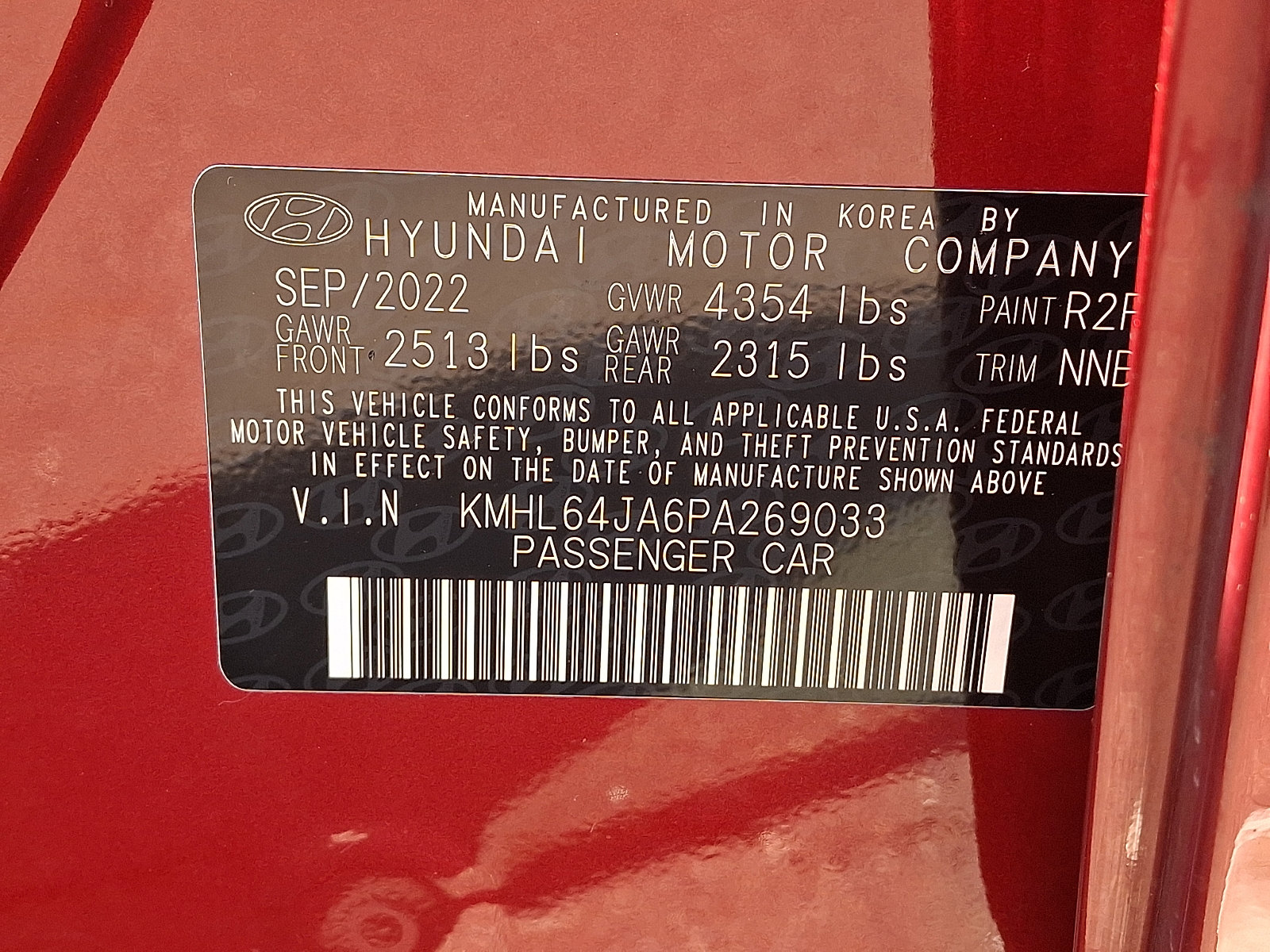 Certified 2023 Hyundai Sonata SEL w/ Cargo Package image 27