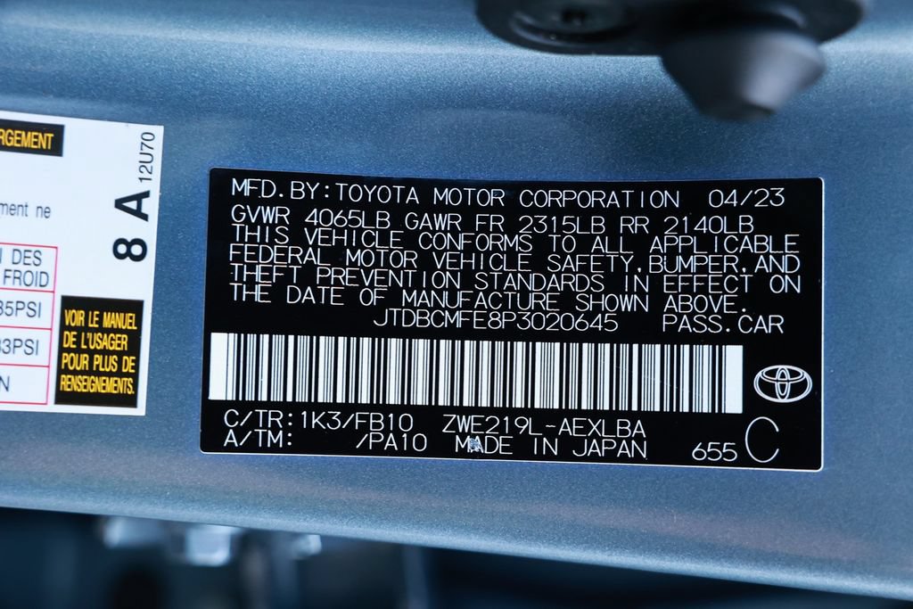 Used 2023 Toyota Corolla LE w/ Carpet Mat Package (TMS) FWD image 39