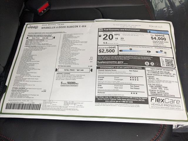 New 2026 Jeep Wrangler Unlimited Rubicon image 18