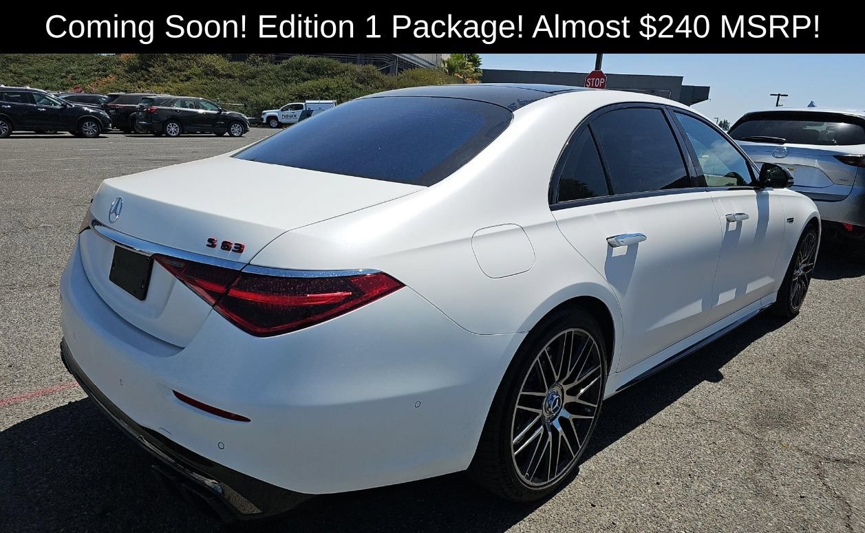 Used 2024 Mercedes-Benz S 63 AMG S w/ Carbon Fiber Exterior Package image 2
