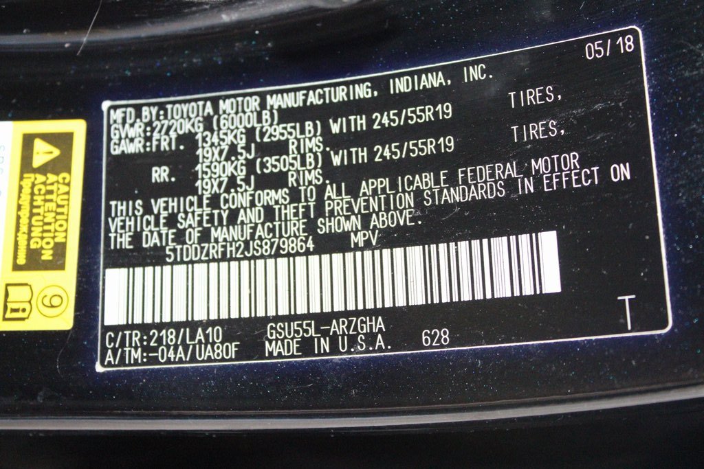 Certified 2018 Toyota Highlander Limited Platinum image 73