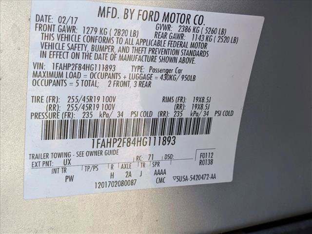 Used 2017 Ford Taurus Limited FWD image 14