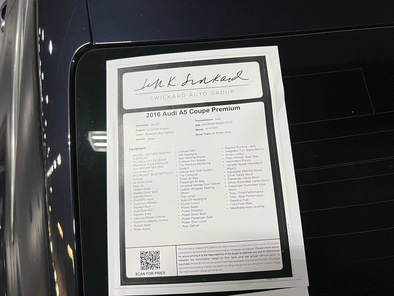 Used 2016 Audi A5 2.0T Premium Plus w/ Technology Package AWD/4WD image 41