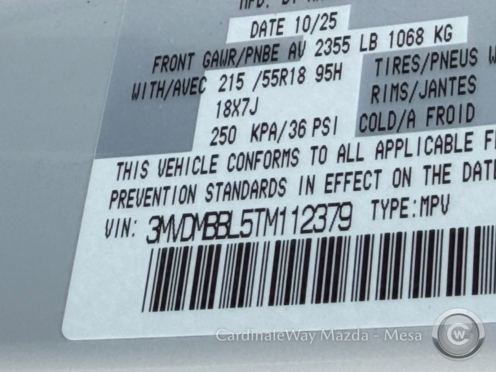 Used 2026 MAZDA CX-30 AWD 2.5 S w/ Select Sport Pkg image 14
