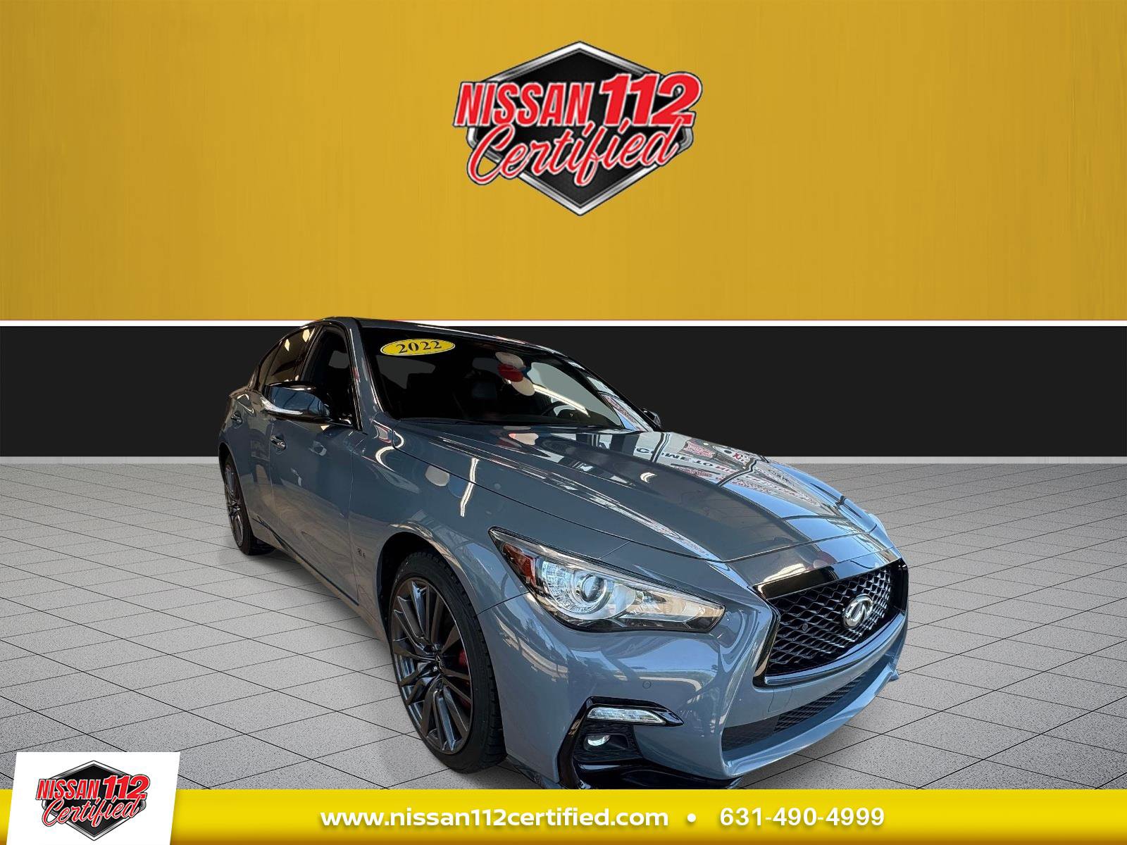 Used 2022 INFINITI Q50 Red Sport 400