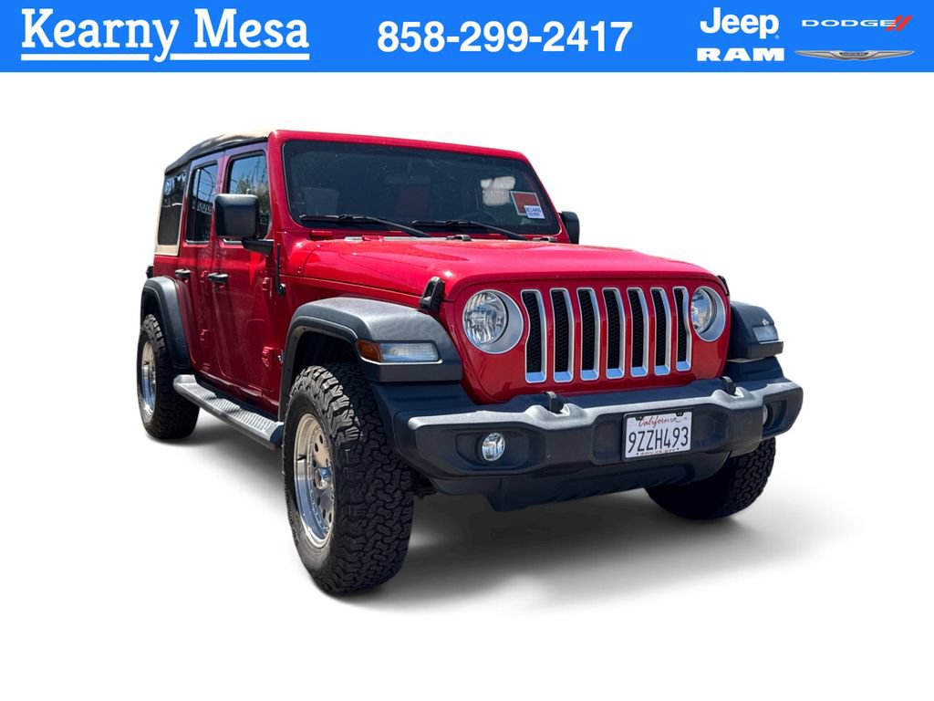 Used 2018 Jeep Wrangler Unlimited Sport S AWD/4WD image 1