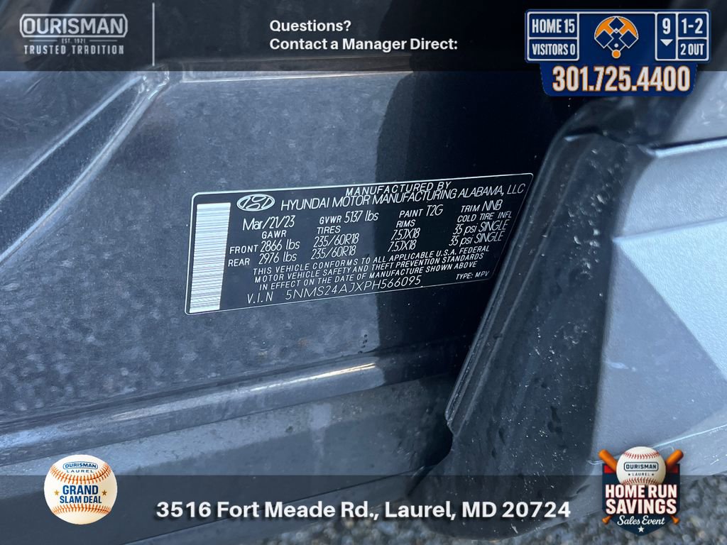 Used 2023 Hyundai Santa Fe SEL FWD image 28
