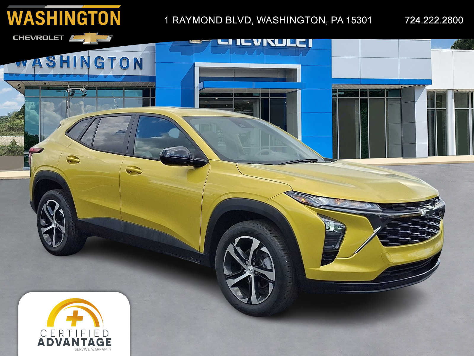 Used 2024 Chevrolet Trax RS w/ Sunroof Package FWD image 1