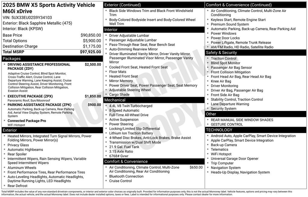 Used 2025 BMW X5 M60i image 39
