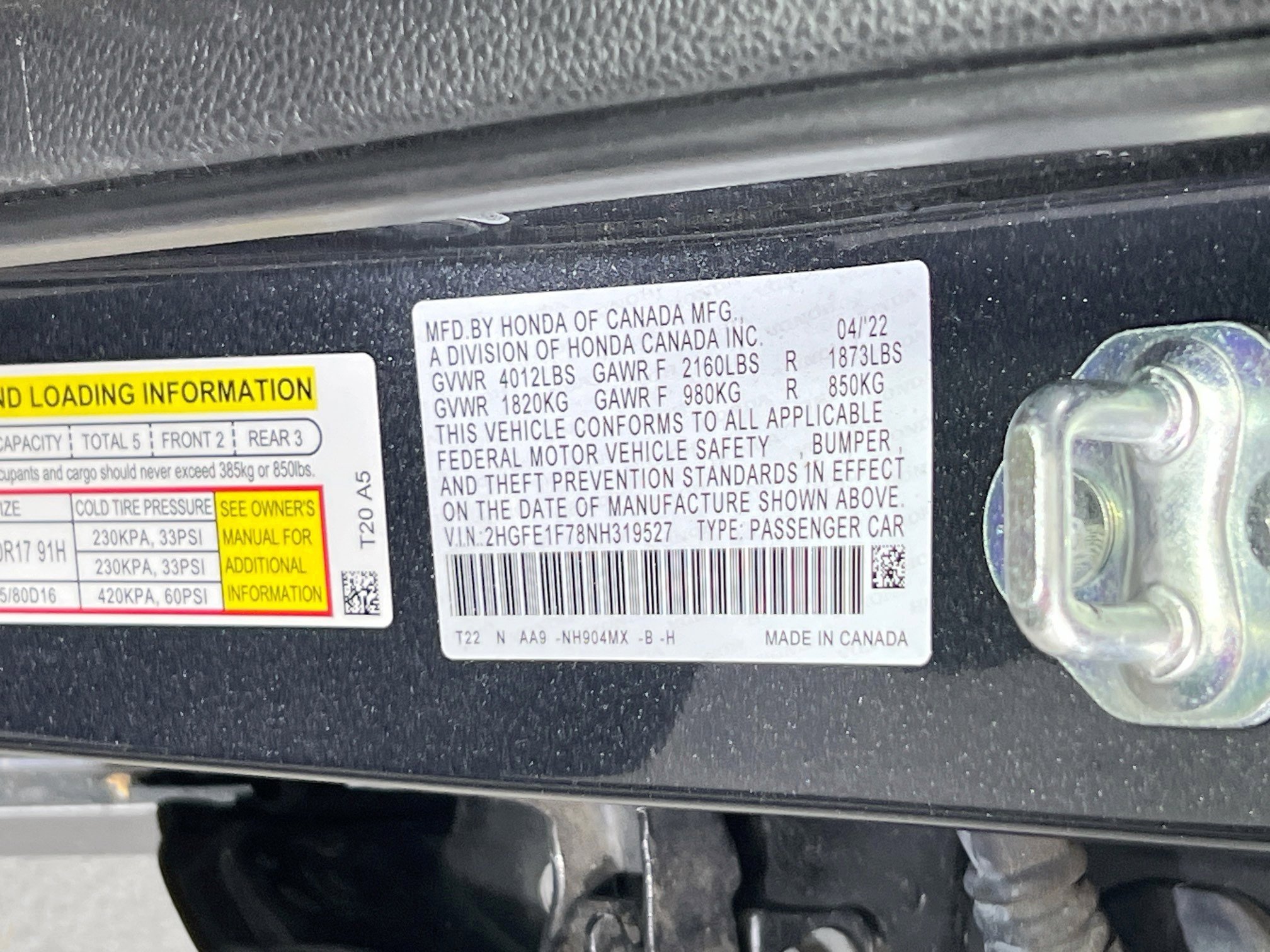 Used 2022 Honda Civic EX image 31