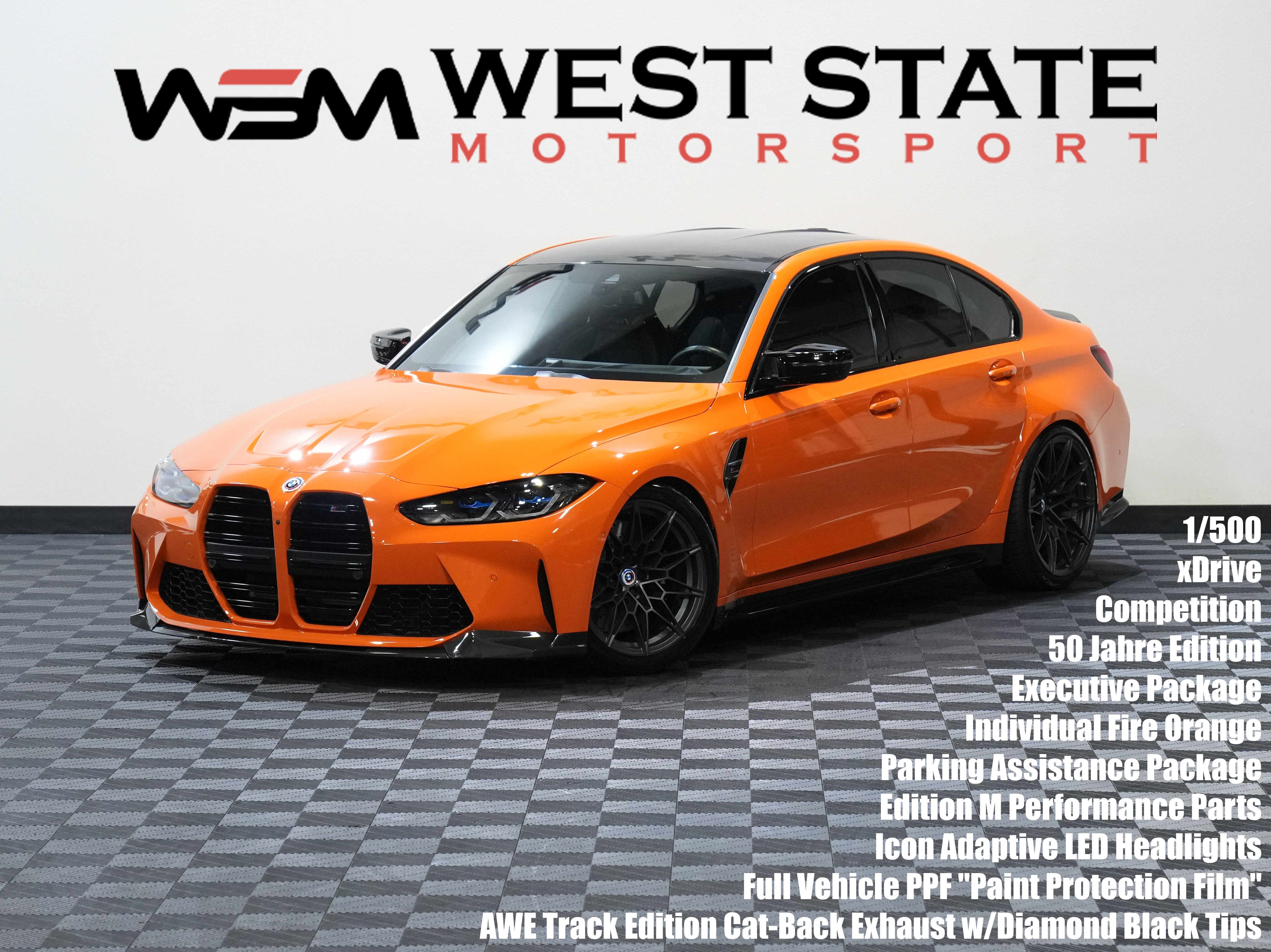 Used 2023 BMW M3 Competition w/ Executive Package AWD/4WD image 1