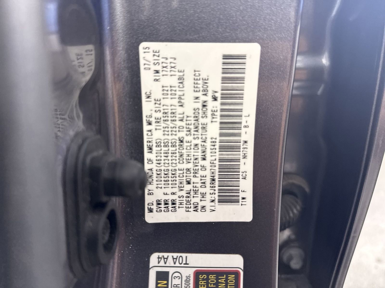 Used 2015 Honda CR-V EX-L image 35