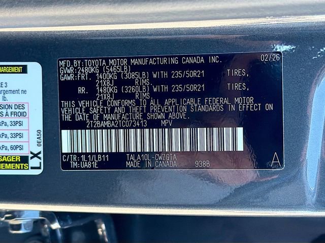 New 2026 Lexus RX 350 Premium Plus image 44